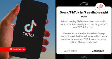 TikTok dejó de funcionar en Estados Unidos