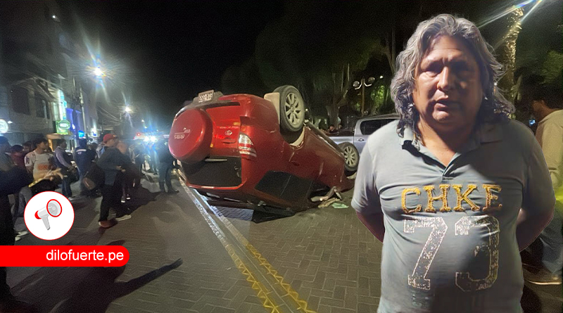 ¡BORRACHO AL VOLANTE! Casi desata tragedia en Cerro Colorado